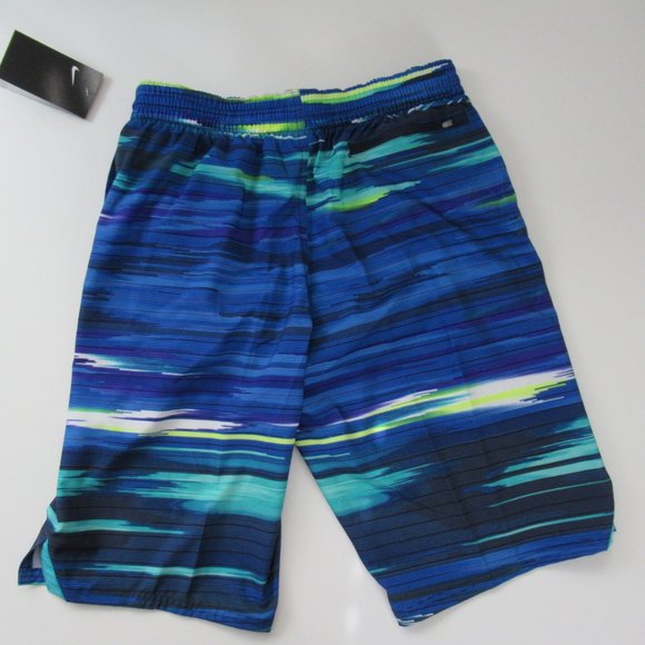 Nike Swim | Nike 1 In Volley Striped Swim Trunks Shorts Nwt | Poshmark